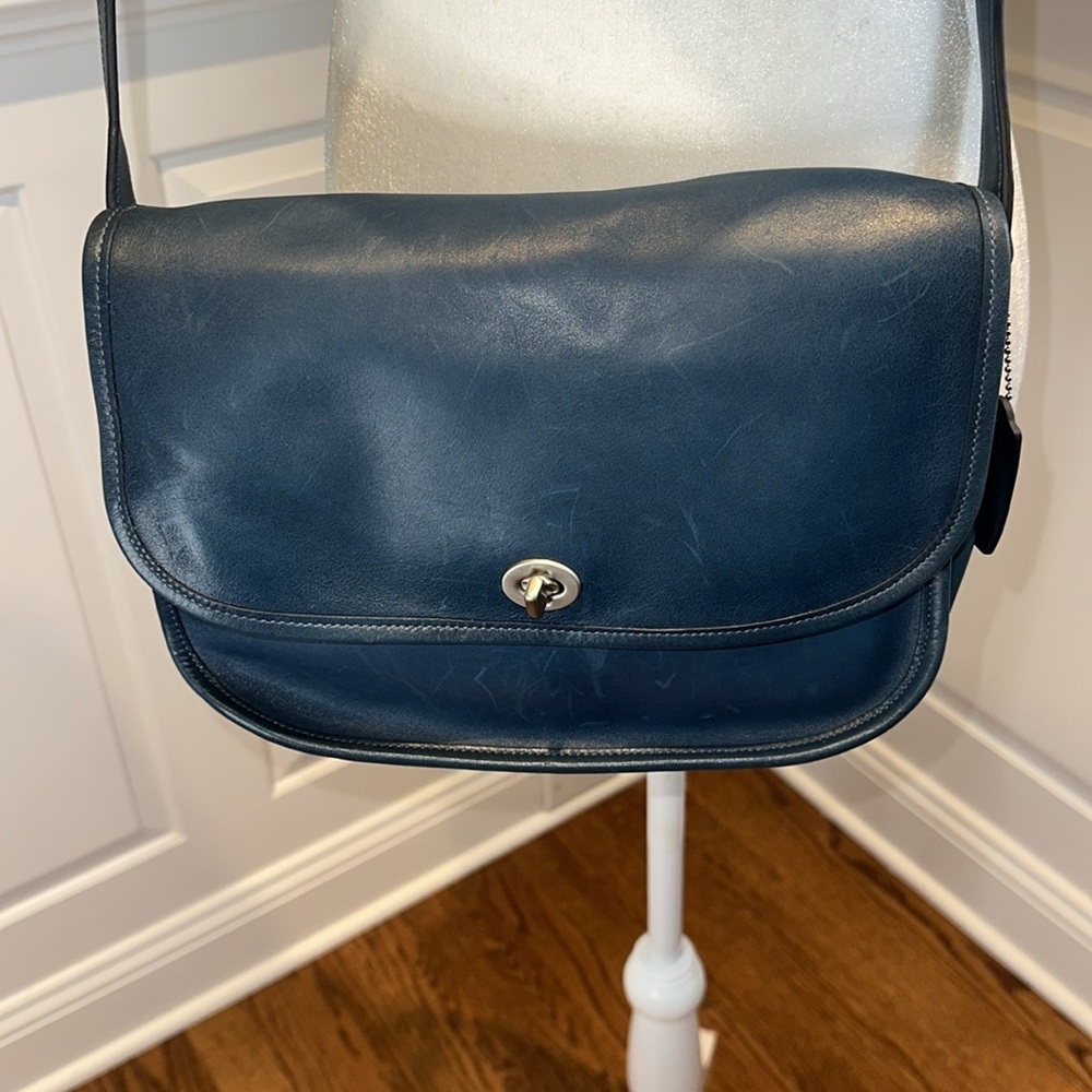 Vintage Coach City Bag - Rare Blue - Picture 2 of 8